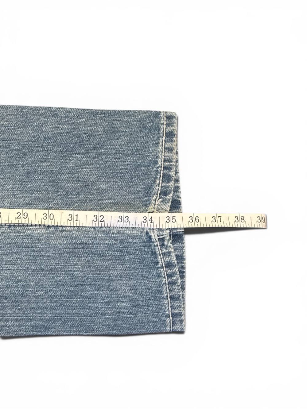 Mens Ian Cinch Light Wash Jeans - Picture 10 of 11